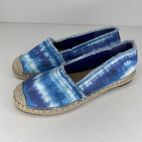 Nine West Shoes - Nine West Maybe 2 TieDye Canvas SlipOn Sandals Womens Size 7.5 Espadrilles Shoes
